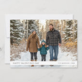 Carte de vœux moderne pour la Saint-Valentin avec  (Devant)