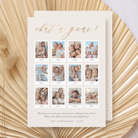 Carte de vœux moderne pour le Nouvel An avec colla