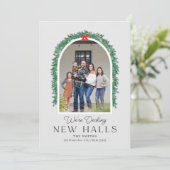 Carte de vœux moderne pour une nouvelle maison (Debout devant)