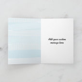 Carte de voeux moderne simple "de fête des pères (Intérieur)