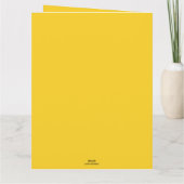 Carte de vœux modifiable Abeilles et une ruche (Dos)