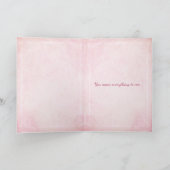 Carte de vœux Mon amour (Intérieur)