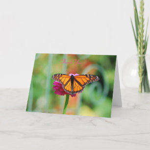 Carte de voeux Monarch Butterfly