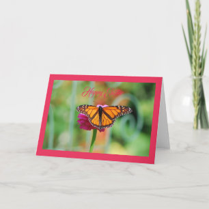 Carte de voeux Monarch Butterfly