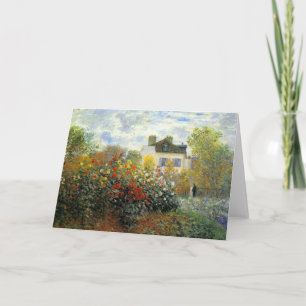 Carte de voeux Monet Rose Garden