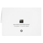 Carte de voeux Monument Valley Mittens photo (Dos Horizontal)