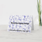 Carte de voeux Moody Blue Driving Daffodil (Dos)