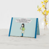 Carte de voeux Moody Momma (Fleur jaune)