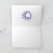 Carte de voeux "Moon and Stars" (Gold-Etc) (Intérieur)