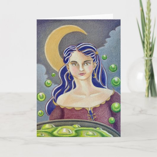 Carte de voeux "Moon Potion" (Devant)