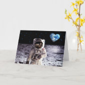 Carte de voeux Moonage Daydream (Fleur jaune)