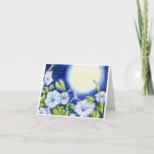 Carte de voeux Moonflower