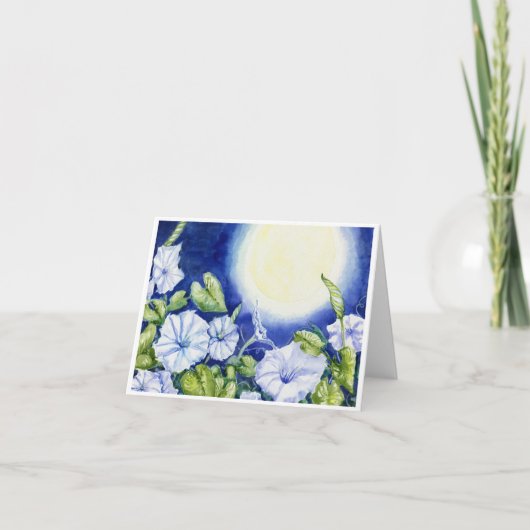 Carte de voeux Moonflower (Devant)