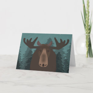 Carte de voeux Moose