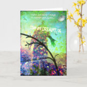 Carte de voeux 'More Things' (Fleur jaune)