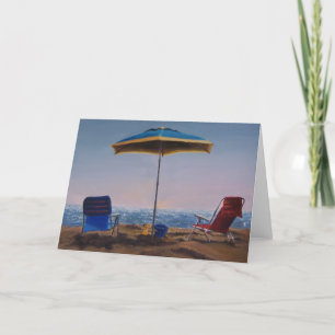 Carte de voeux Morning Beach