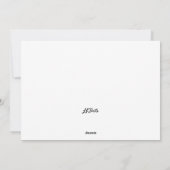 Carte de voeux Motif de coeur (Dos)