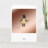 Carte de voeux - Motivation du joueur de tennis (Dos)