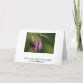 Carte de voeux Motivationnelle Ant & Flower (Dos)