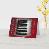 Carte de voeux motivée Ambers Life (Fleur jaune)