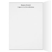 Carte de voeux Mountain Bluebird Fine Art (Intérieur (Gauche))