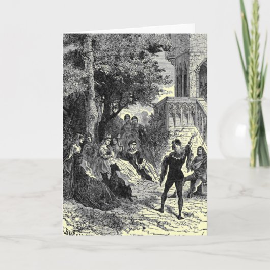 Carte de voeux Moyen Age (Devant)