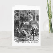 Carte de voeux Moyen Age (Dos)