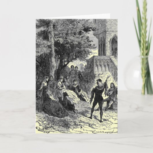 Carte de voeux Moyen Age (Devant)