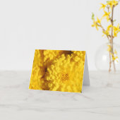 Carte de voeux Mum's the Word (Fleur jaune)