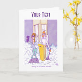 Carte de voeux Narcissist pliée (Fleur jaune)