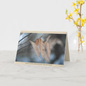 Carte de voeux Nature (Fleur jaune)