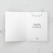 Carte de voeux nautique pour l'anniversaire de la  (Intérieur)