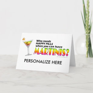 Carte de voeux - Ne restez pas juste là MARTINI ME