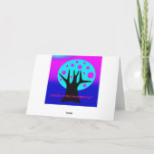 Carte de voeux Neon Tree (Dos)