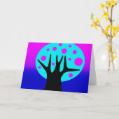 Carte de voeux Neon Tree (Fleur jaune)