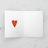 Carte de voeux "Neuf Coeurs d'amour" (Intérieur)