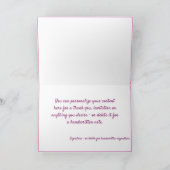 Carte de voeux "New Age" métaphysique spirituelle (Intérieur)