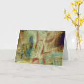 Carte de voeux Night Light (Fleur jaune)