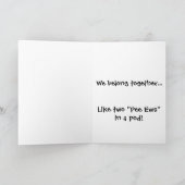 Carte de voeux : Noah's Dinghy (Intérieur)