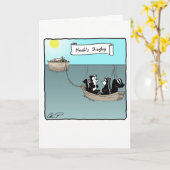 Carte de voeux : Noah's Dinghy (Fleur jaune)