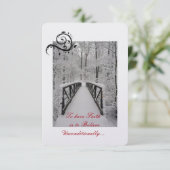 Carte de voeux - Noël - (Debout devant)