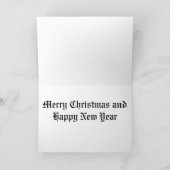 Carte de voeux - Noël (Intérieur)