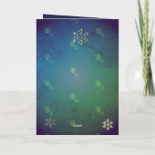 Carte de voeux Noel +2 Photos (Dos)