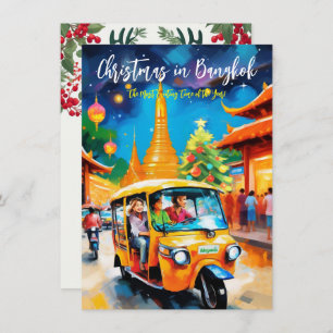 Carte de voeux "Noël à Bangkok"