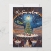 Carte de voeux "Noël à Rome" (Devant)