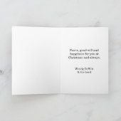 Carte de voeux Noël Angel (Intérieur)