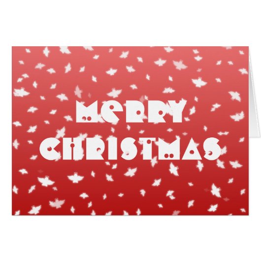 Carte de voeux Noël Angels (Devant horizontal)