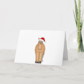 Carte de voeux Noël Cheval de Noël (Dos)