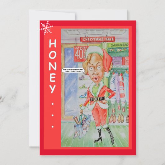 Carte de voeux Noël Couples (Devant)