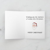 Carte de voeux Noël de Noël de Noël (Intérieur)